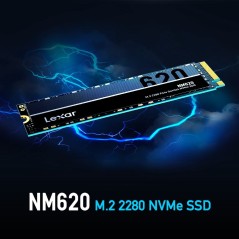 Lexar NM620 2TB SSD M.2 PCIe 3.0 x4 - Ultra-Fast NVMe Storage for High Performance Gaming & Productivity